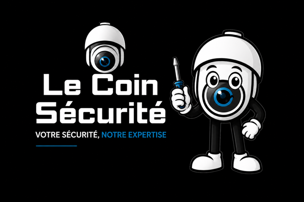 Mascotte du site Le Coin Sécurité devant notre logo avec un tournevis
