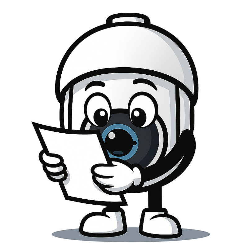Mascotte qui lis les mentions légales