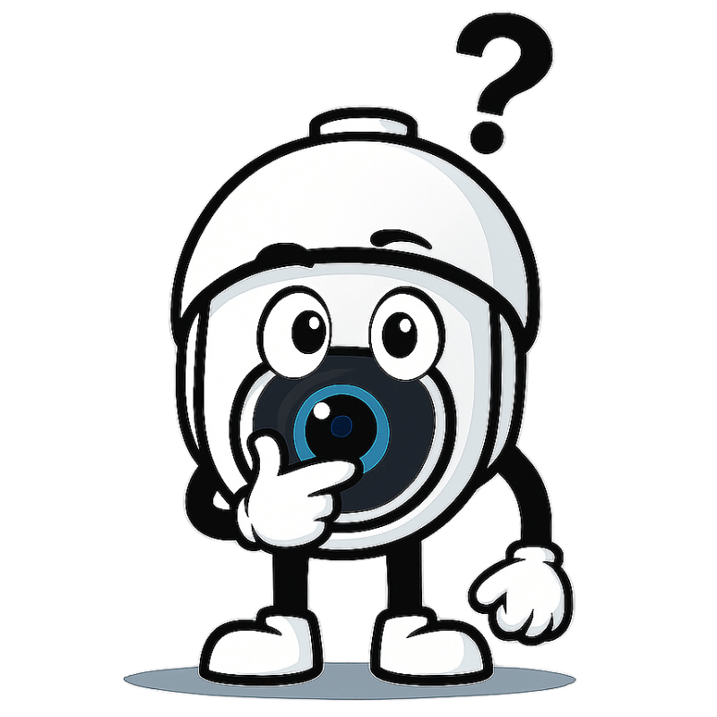 Mascotte qui s'interroge sur quelle alarme choisir