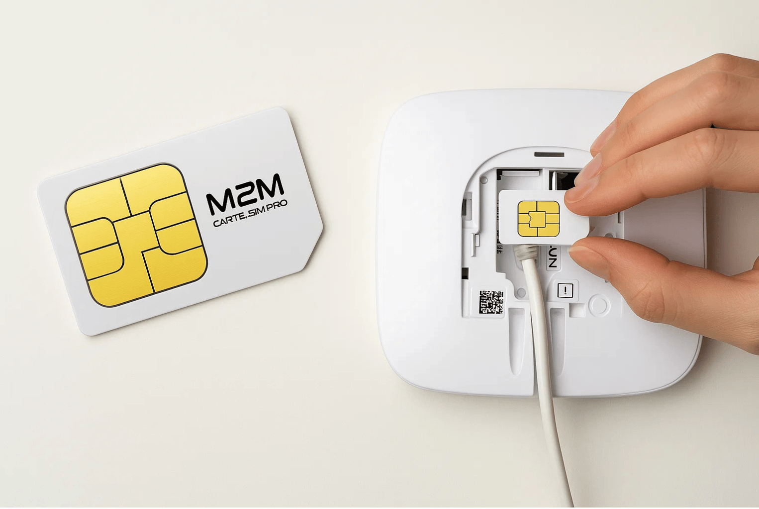 installation d'une carte sim M2M dans une centrale d'alarme